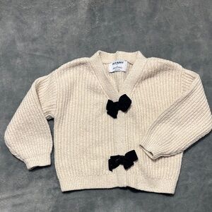 Old Navy Ivory Sweater with Black Accents